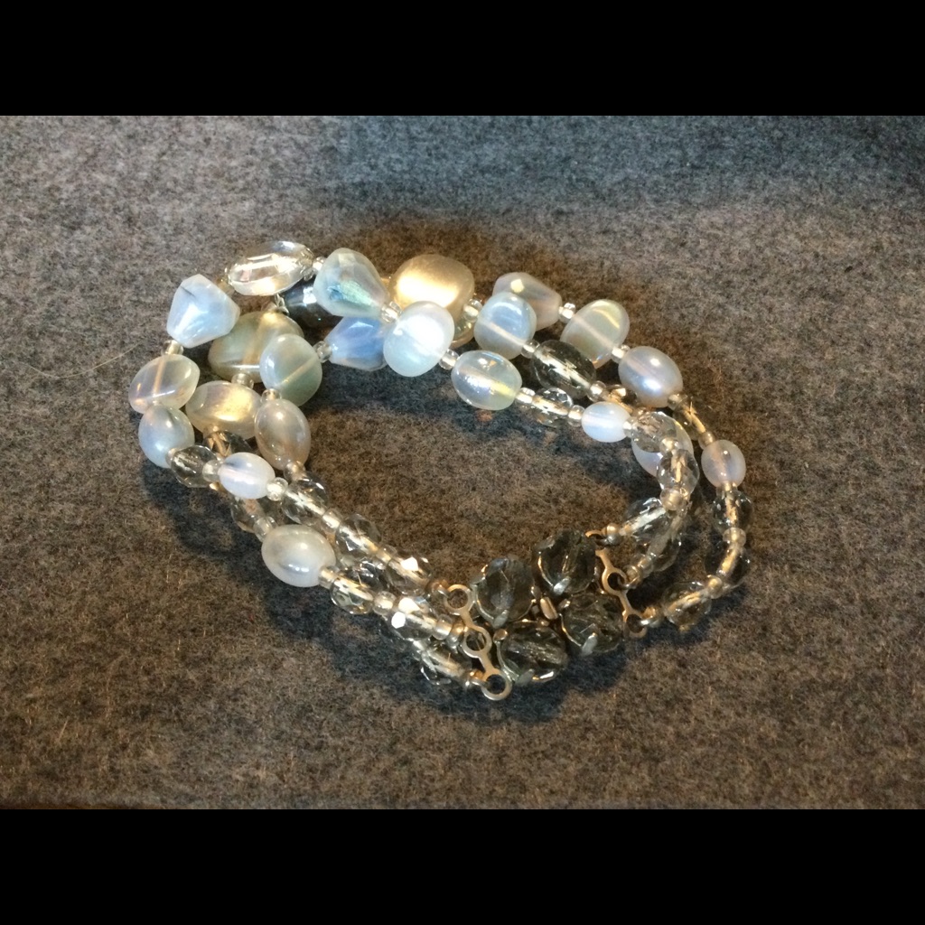 Vintage Three Strand Bracelet Made In Germany